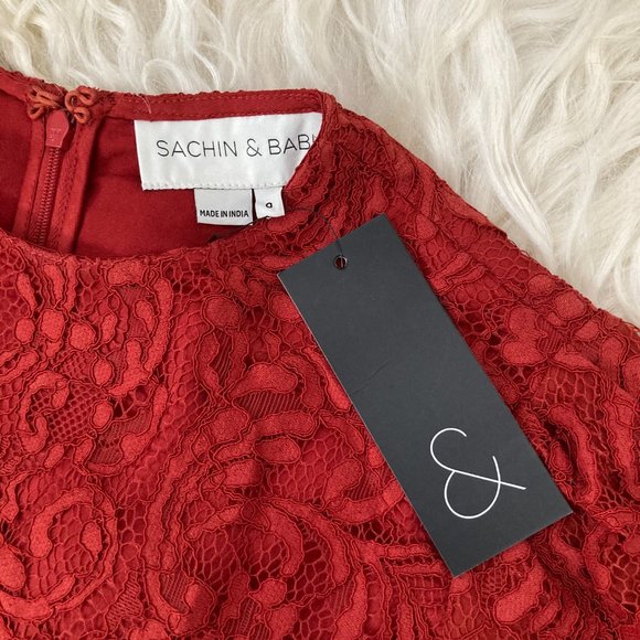 Sachin & Babi Amelie Lace Pattern Knee-Length Dress - Picture 7 of 12